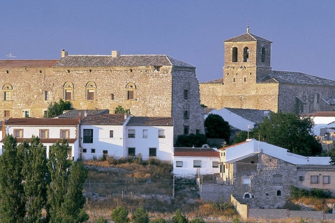 Panoramablick auf Villaescusa de Haro (Cuenca, Castillal-La Mancha)