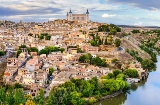 Panoramablick auf die Stadt Toledo, Castilla la Mancha