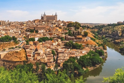 Vista general de Toledo (Castilla-La Mancha)