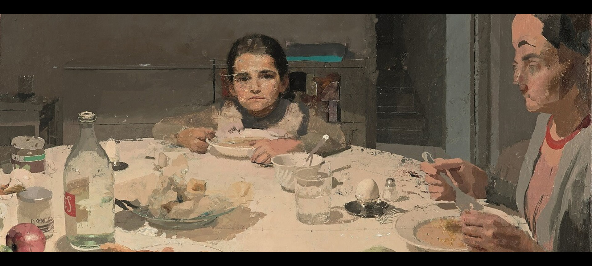 O Jantar, 1971-1980. Óleo sobre tábua. 89 x 101 cm. Coleção Carmen López O Jantar, 1971-1980. Óleo sobre tábua. 89 x 101 cm. Coleção Carmen López
