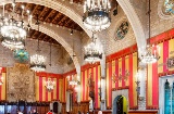 Ayuntamiento de Barcelona, interior Saló de Cent.