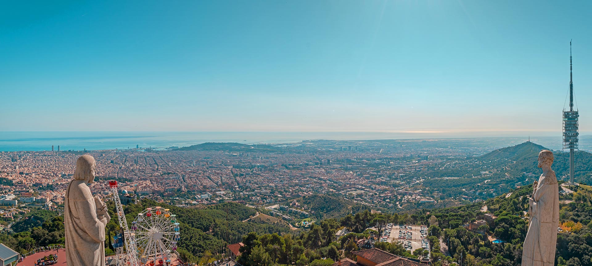 Barcelona vista do Tibidabo Barcelona vista do Tibidabo