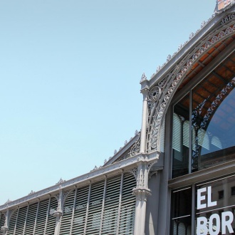 Mercado de El Born en el barrio del mismo nombre. Barcelona