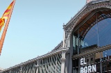 Marché El Born dans le quartier du même nom. Barcelone