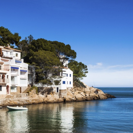 Playa Sa Tuna beach in Begur (Girona, Catalonia)