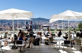 Café auf dem Montjüic, Barcelona