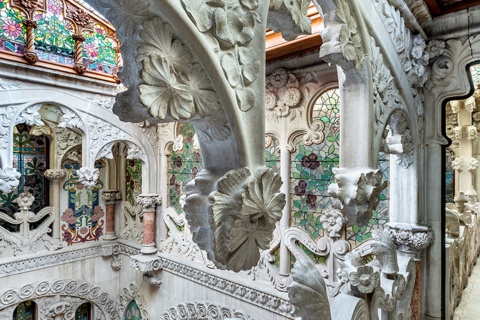 Wnętrze budynku Casa Navàs