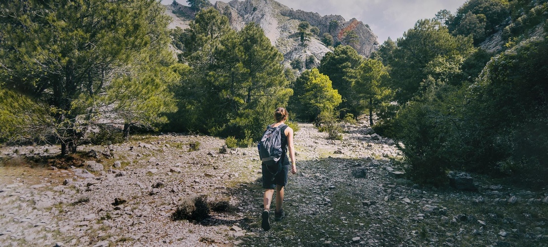 Hiker in Catalonia