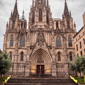バルセロナ大聖堂。