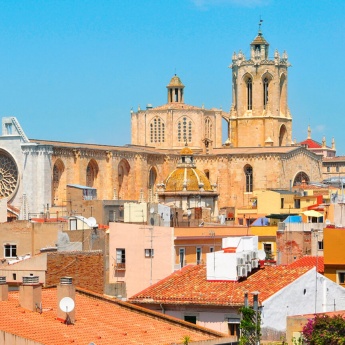 Cathédrale de Tarragone depuis les toits