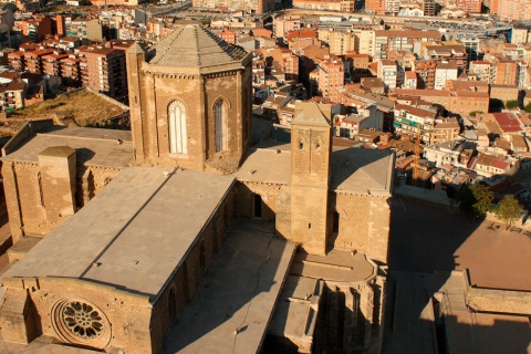 Панорамный вид Льейды (Каталония).