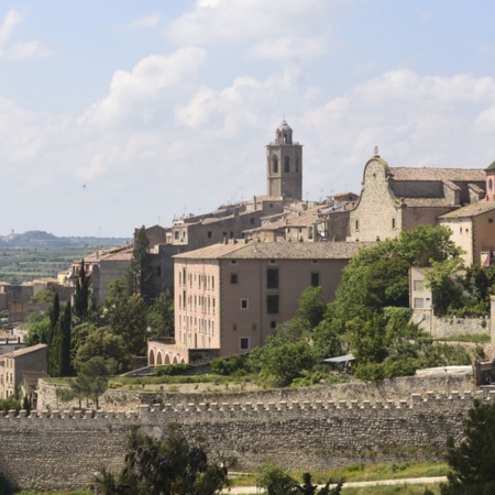 Vista panorâmica de Cervera (Lérida, Catalunha)