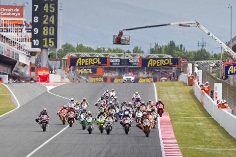 Circuit de Catalogne. Grand prix de Moto2