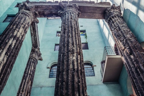 Columns of Hadrian, MUHBA, Barcelona