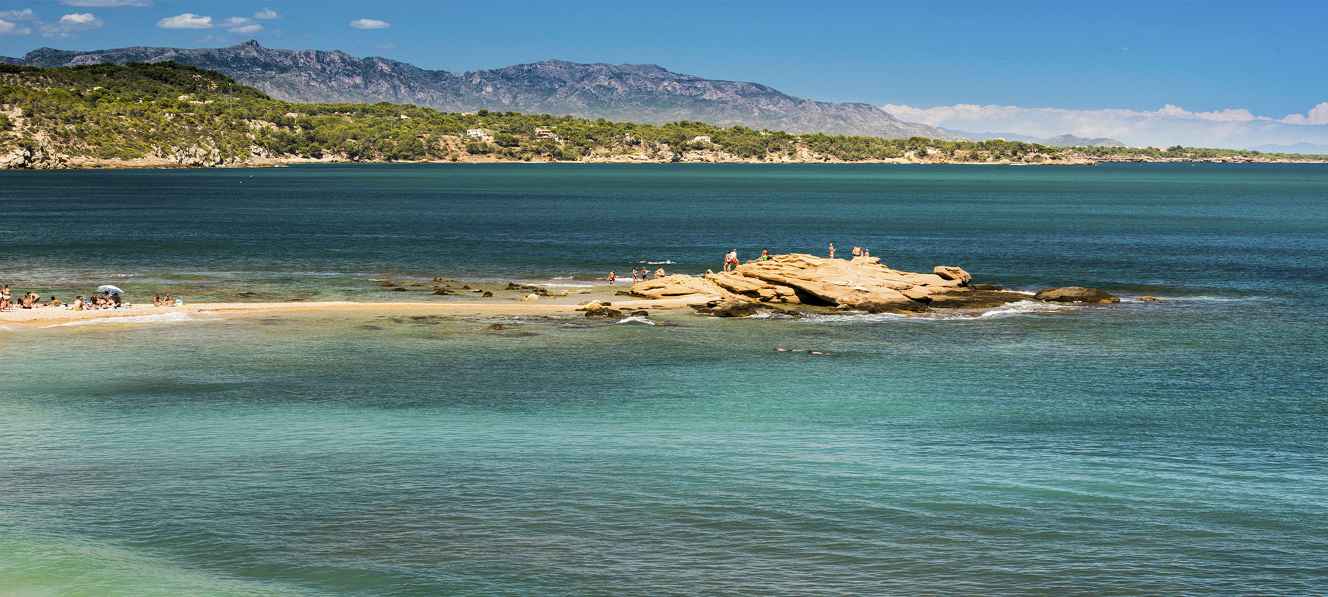 Morro de Gos beach in El Perelló (Tarragona, Catalonia)
