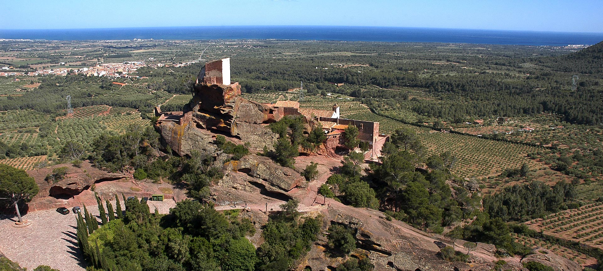 Shrine of La Mare de Déu de la Roca in Mont-roig del Camp