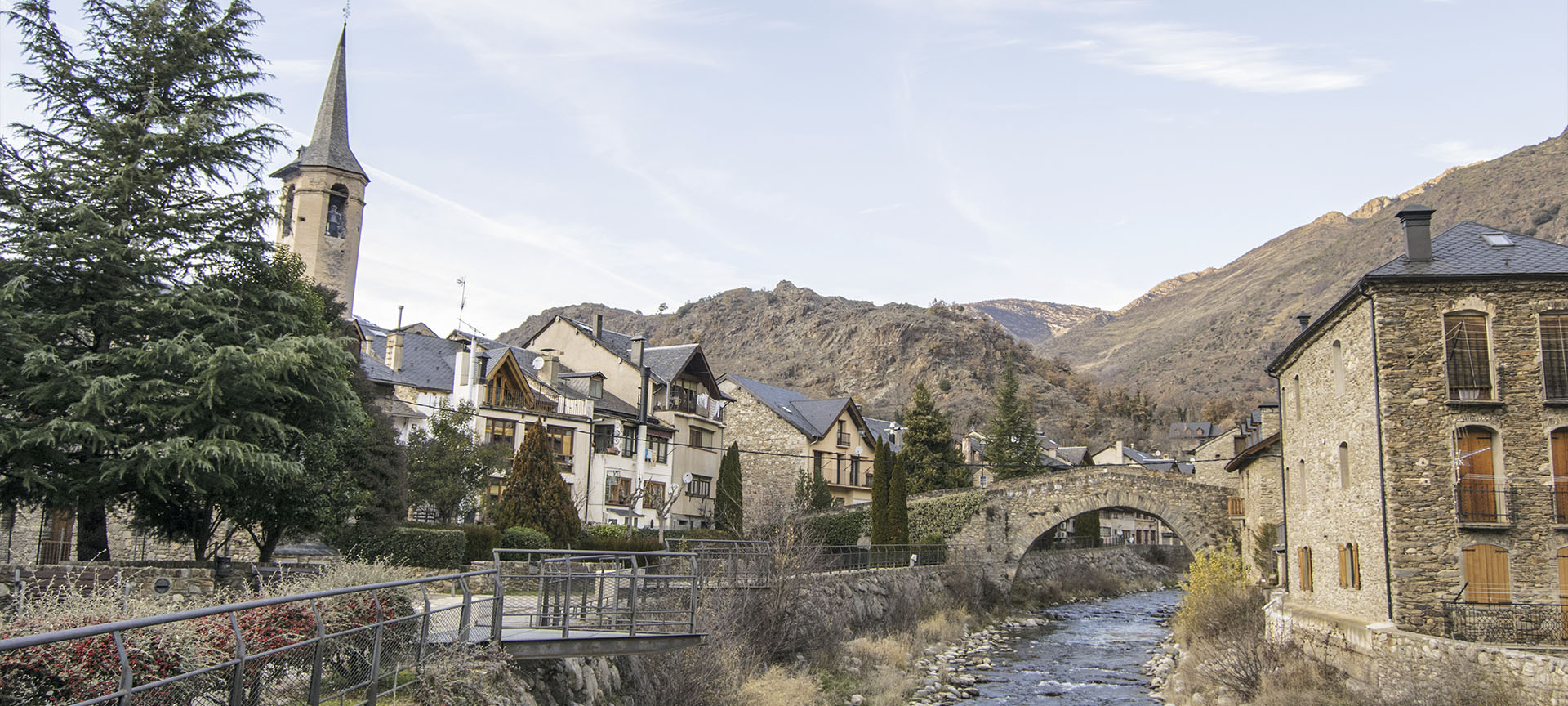 View of Esterri d’Aneu (Lleida, Catalonia)