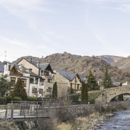 View of Esterri d’Aneu (Lleida, Catalonia)