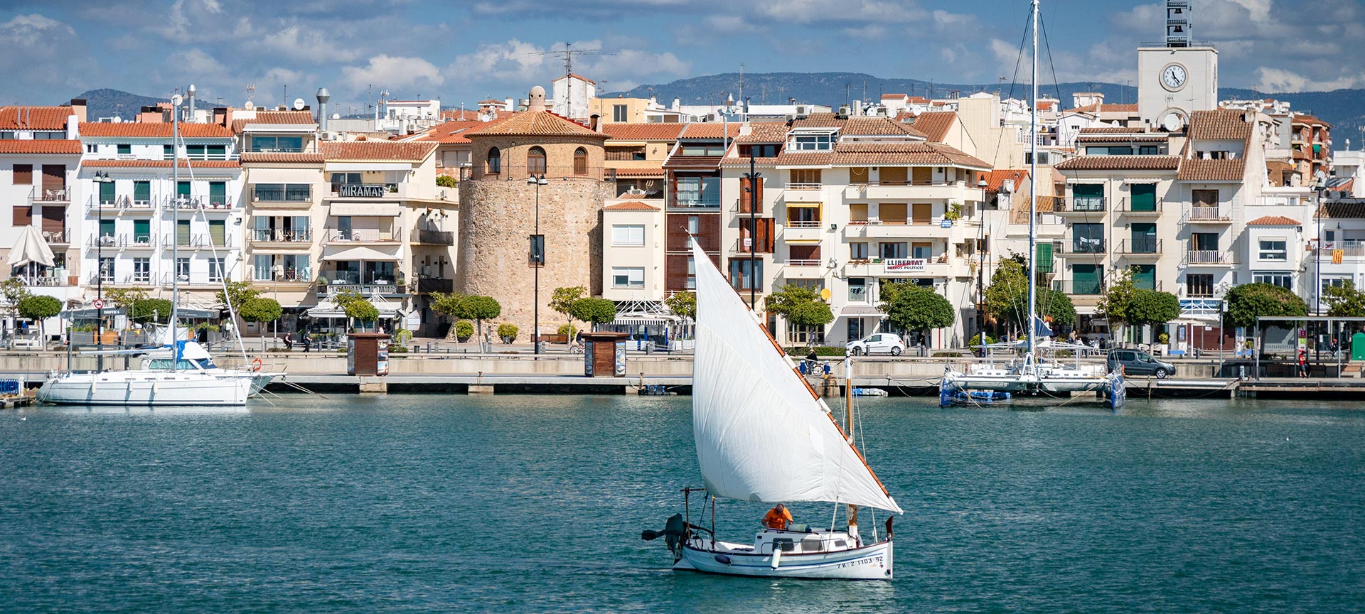 Maritime façade in Cambrils
