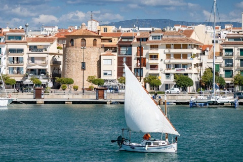 Maritime façade in Cambrils