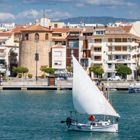 Maritime façade in Cambrils
