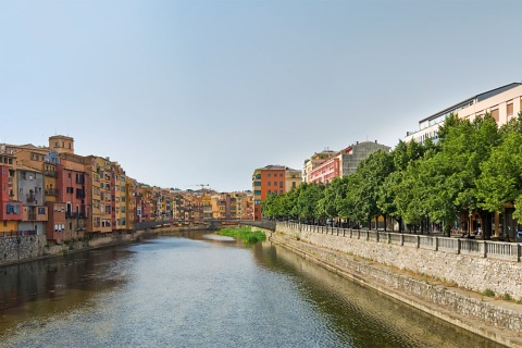 Vue de Gérone (Catalogne)