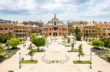 Widok ogólny Szpitala Santa Creu y Sant Pau, Barcelona.