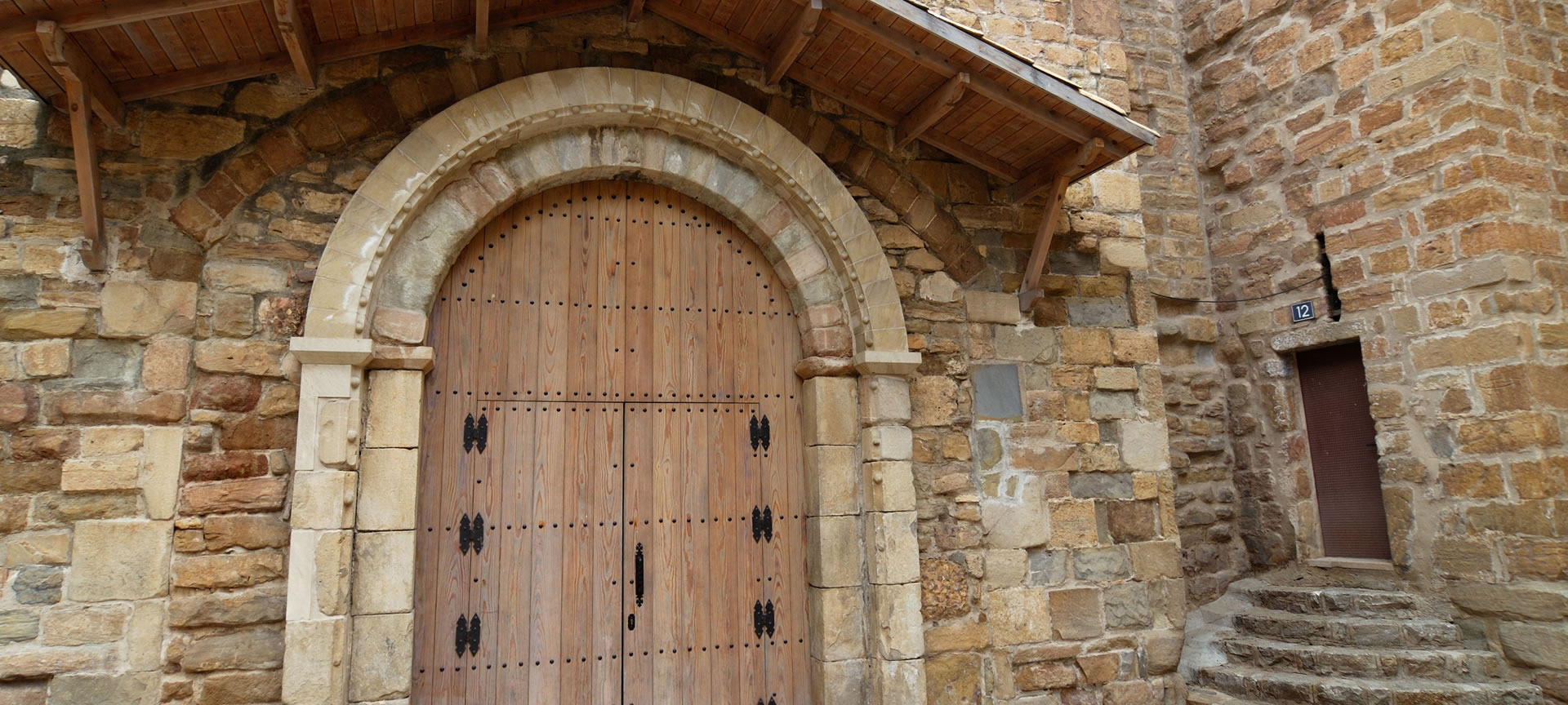View of the church in Tremp, Catalonia