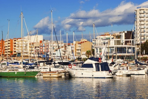 Port w L'Ampolla (Tarragona, Katalonia)