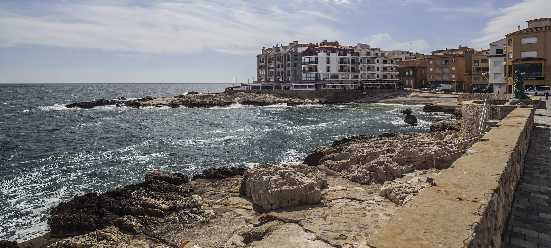 View of L’Escala in Girona (Catalonia)