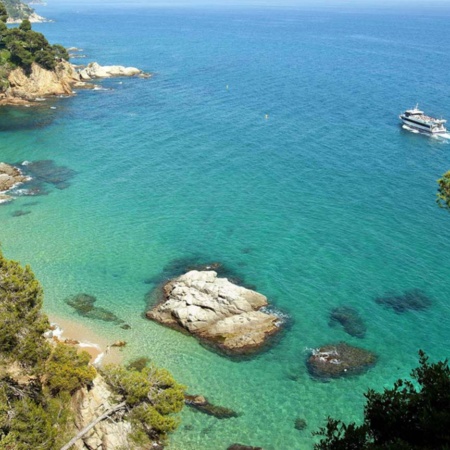 Cala di Sa Boadella, a Lloret de Mar (Girona, Catalogna)