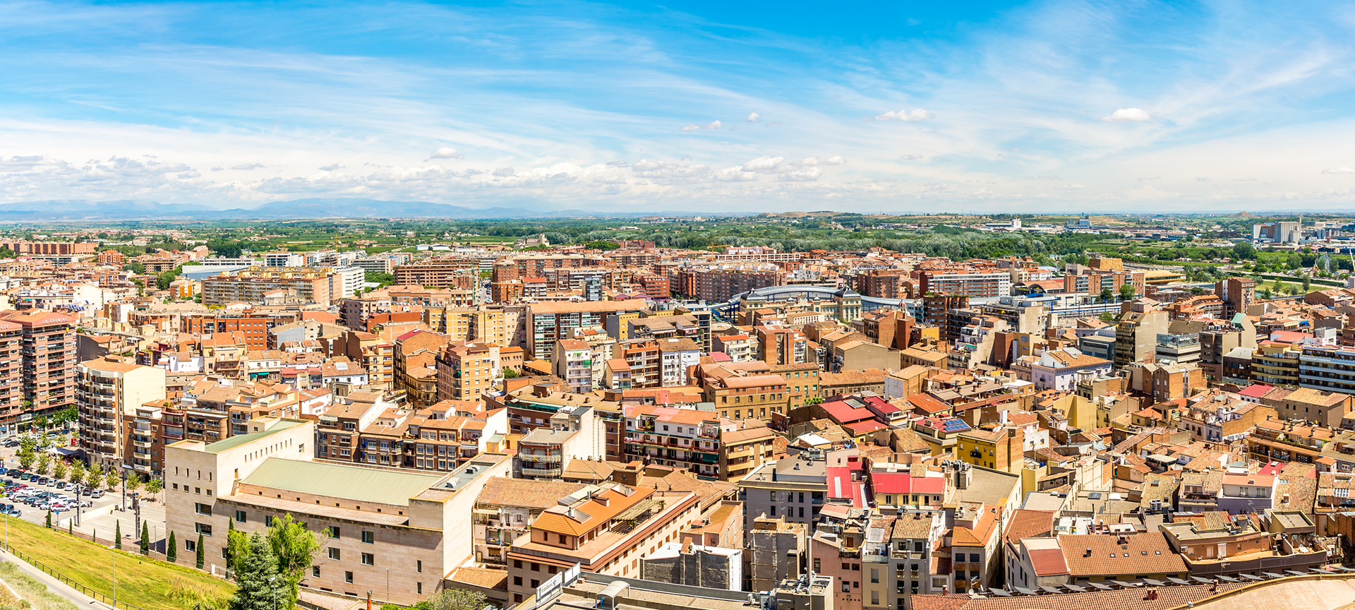 Vista de Lleida, Cataluña Vista de Lleida, Cataluña