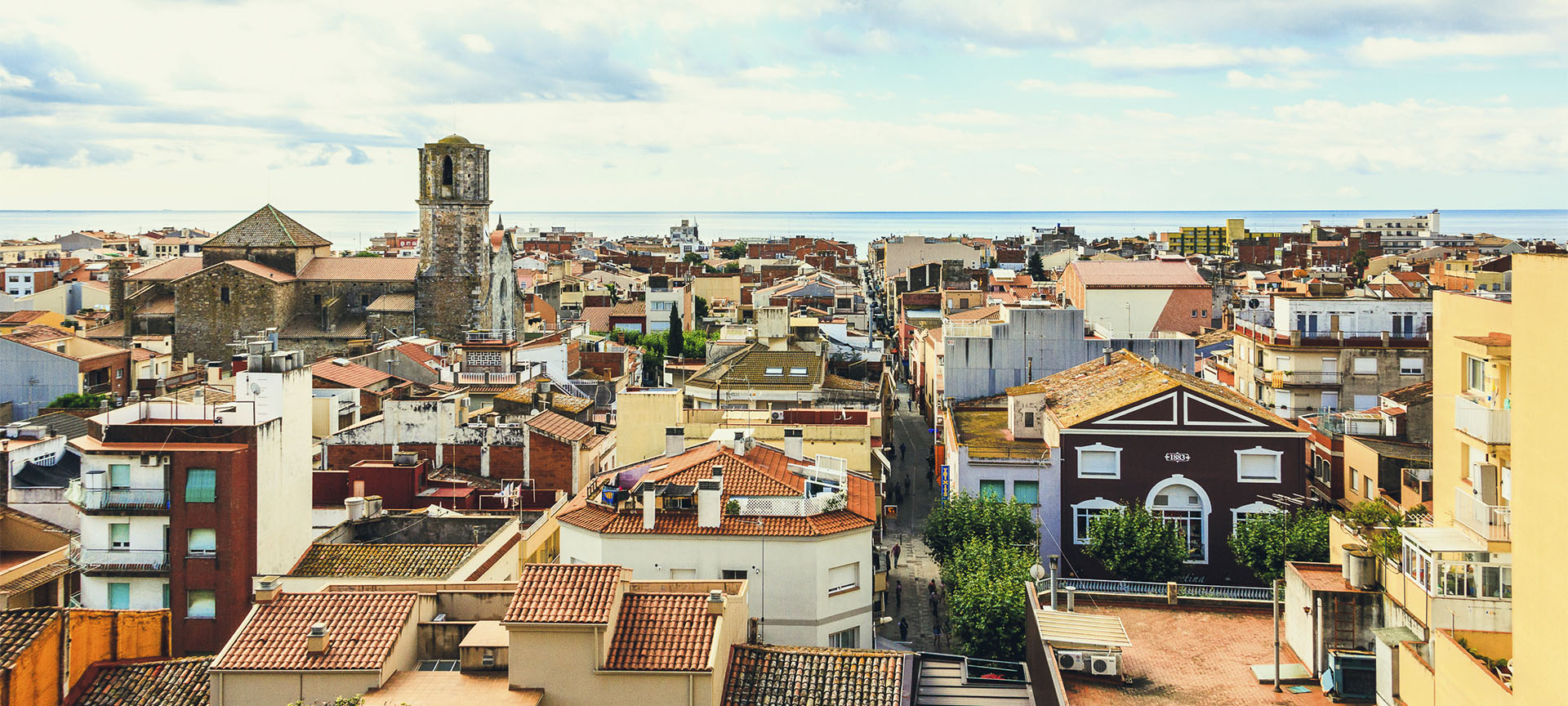 View of Malgrat de Mar in Barcelona (Catalonia)