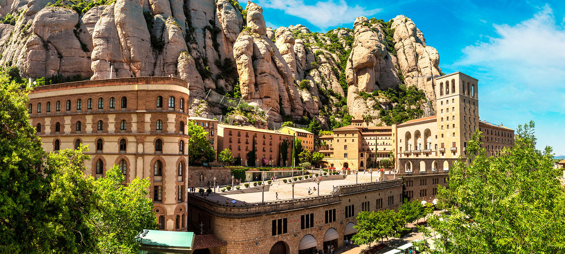 Klasztor w Montserrat. Barcelona. Klasztor w Montserrat. Barcelona.
