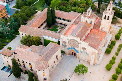 Mosteiro de Sant Cugat del Vallés. Barcelona.