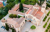 Klasztor w Sant Cugat del Vallès. Barcelona.