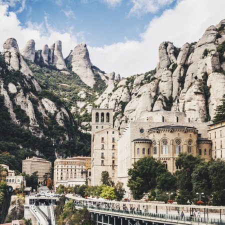 Montserrat, na província de Barcelona (Catalunha)