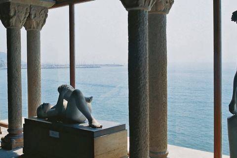 Mirador del Museo Maricel en Sitges. Barcelona