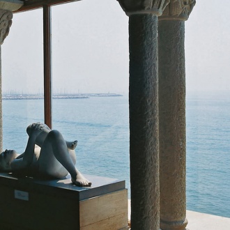 Mirador del Museo Maricel en Sitges. Barcelona