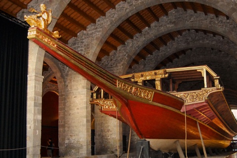 Caravella nel Museo Marittimo di Barcellona