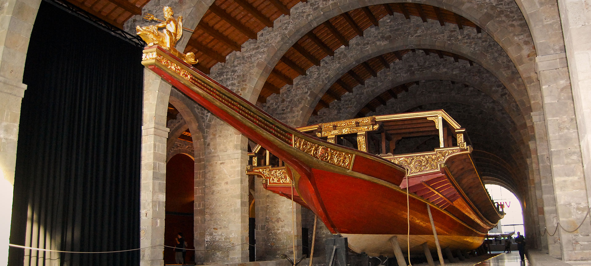 Caravel at the Maritime Museum in Barcelona. Caravel at the Maritime Museum in Barcelona.