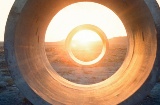 Nancy Holt Sun Tunnels, 1978.