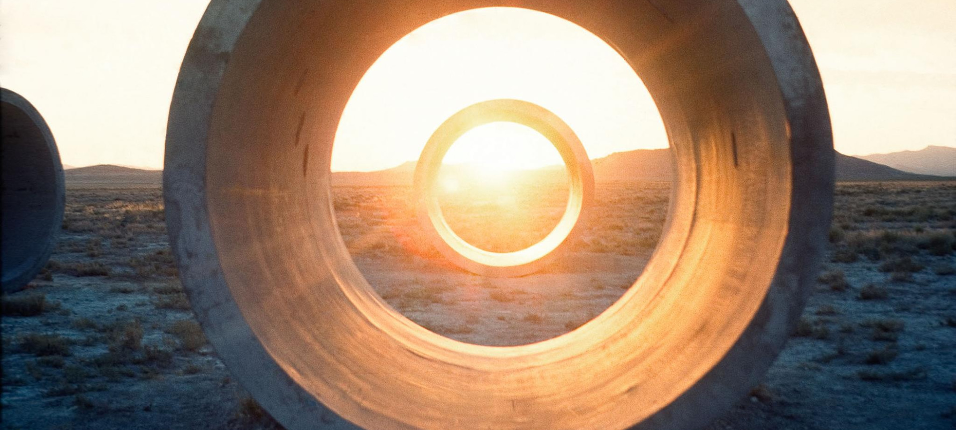 Nancy Holt Sun Tunnels, 1978. Nancy Holt Sun Tunnels, 1978.