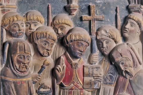 Рельеф заалтарного образа в Ла-Сеу-д’Уржель. Епархиальный музей в кафедральном соборе Ла-Сеу-д’Уржель