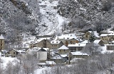 Panoramic view of Erill-La-Vall in Lleida (Catalonia)