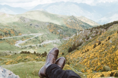 Paysage des Pyrénées de Lleida, dans la contrée de Taüll