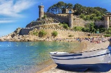 Platja Gran beach in Tossa de Mar (Girona, Catalonia)