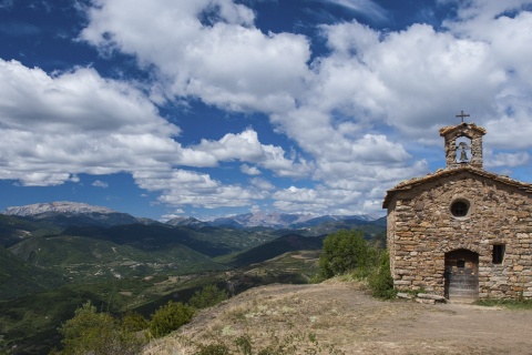 Ermita de Sant Salvador d'Irgo, en Pont de Suert (Lleida, Cataluña)