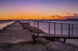 Tramonto a Roses, a Girona (Catalogna)