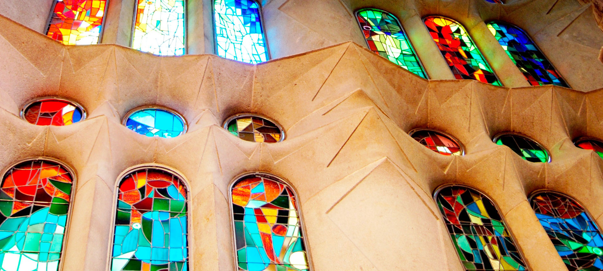 Detail of La Sagrada Familia in Barcelona